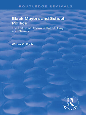 cover image of Black Mayors and School Politics